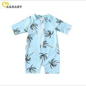 New  toddler one piece sun protection swim suit 6-9 months